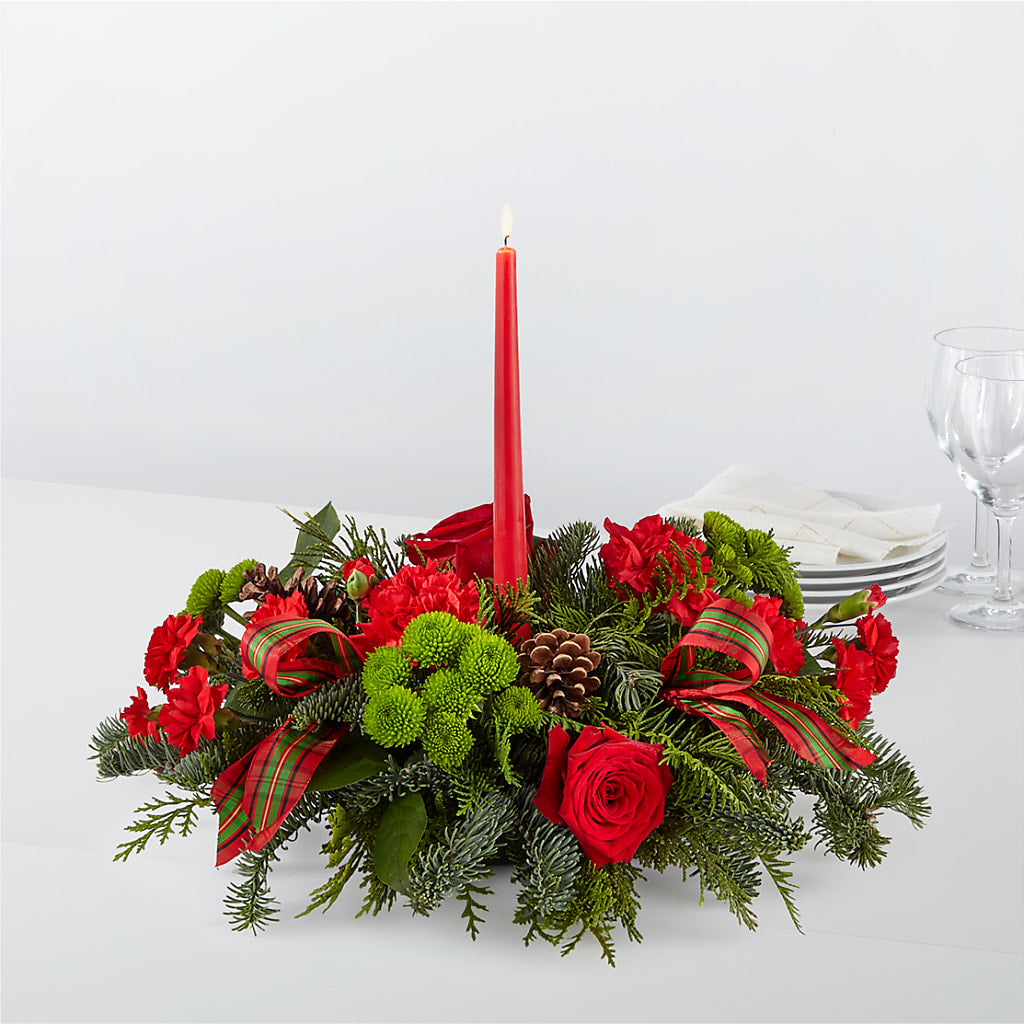 By the Candlelight Centerpiece – Semper Fi Florist, Oceanside CA