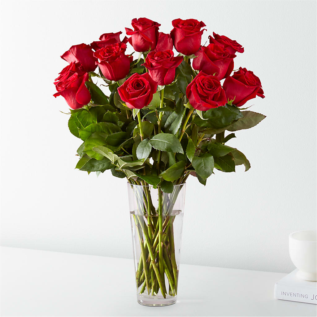 Long Stem Red Rose Bouquet – Semper Fi Florist, Oceanside CA