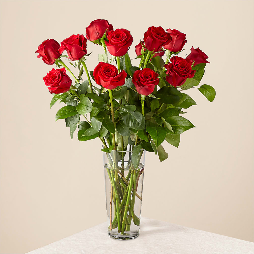 Long Stem Red Rose Bouquet – Semper Fi Florist, Oceanside CA