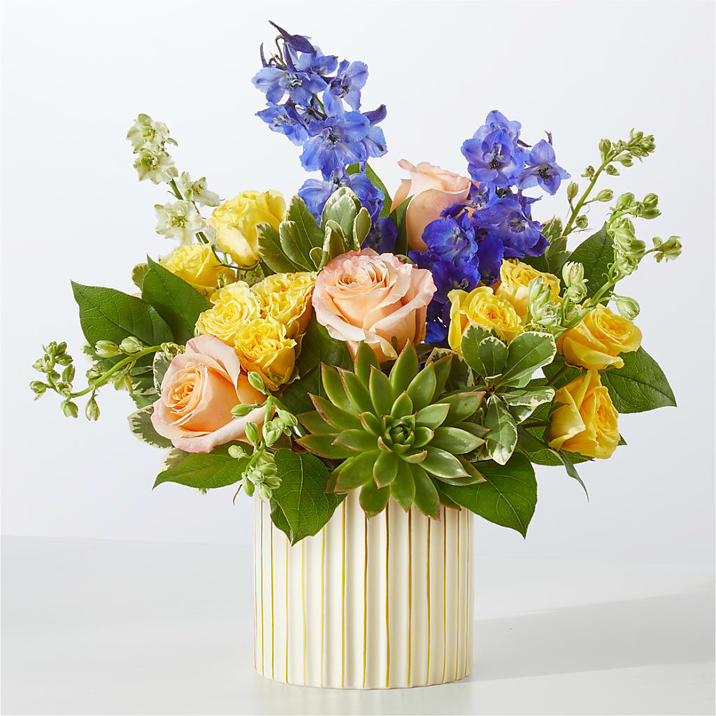 Cobalt Reverie Bouquet – Semper Fi Florist, Oceanside CA