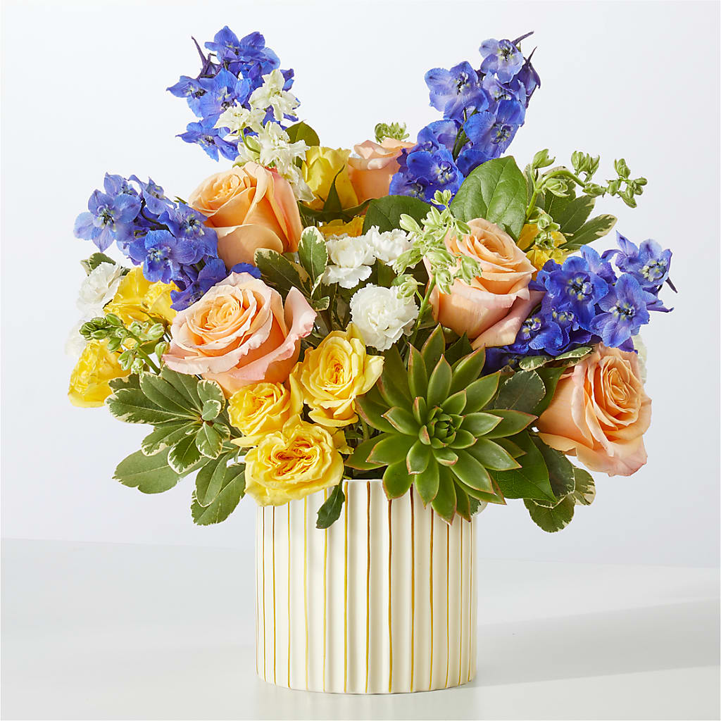 Cobalt Reverie Bouquet – Semper Fi Florist, Oceanside CA