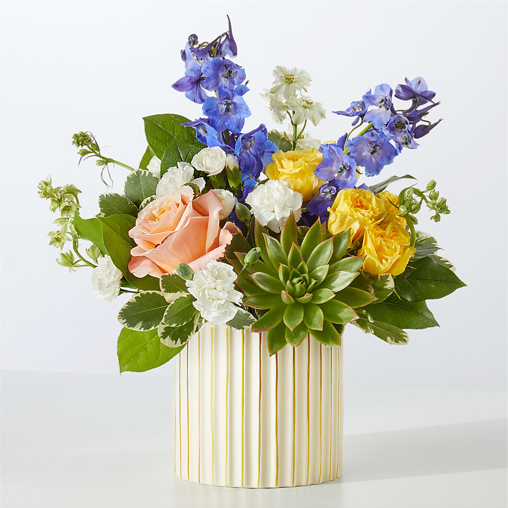 Cobalt Reverie Bouquet – Semper Fi Florist, Oceanside CA