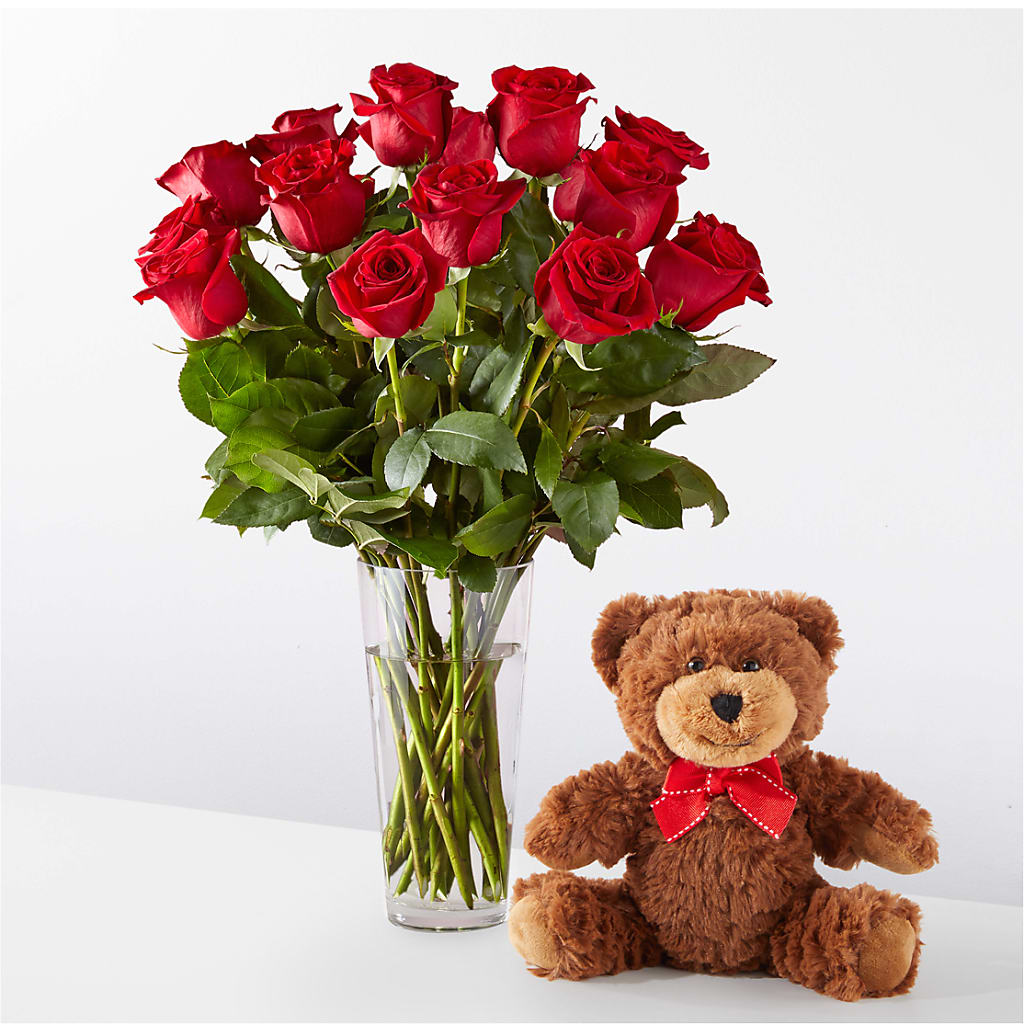 Romantic Long Stem Red Rose Bouquet Bundles – Semper Fi Florist, Oceanside CA