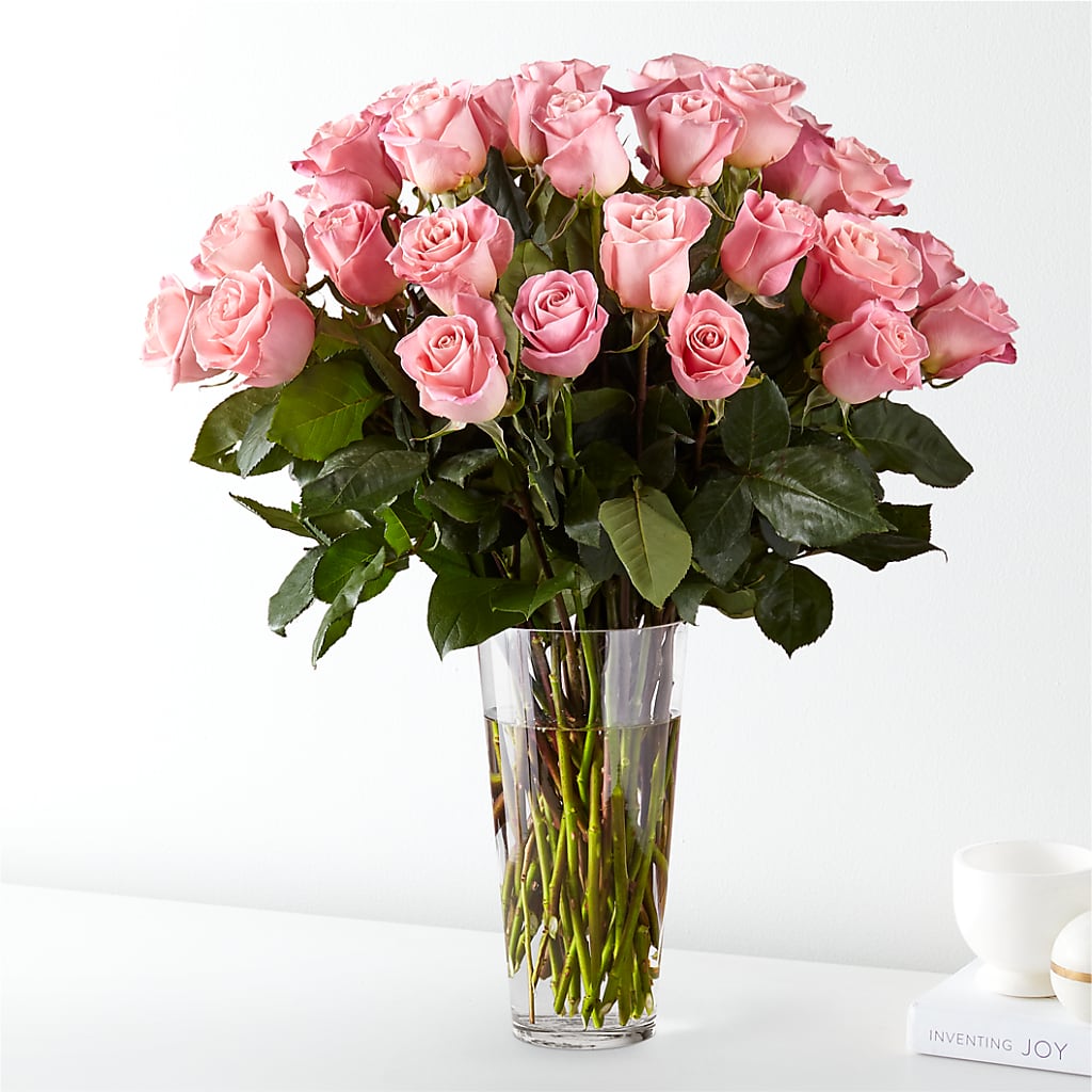 Long Stem Pink Rose Bouquet – Semper Fi Florist, Oceanside CA