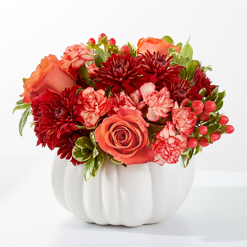 Autumn Air Pumpkin Bouquet – Semper Fi Florist, Oceanside CA