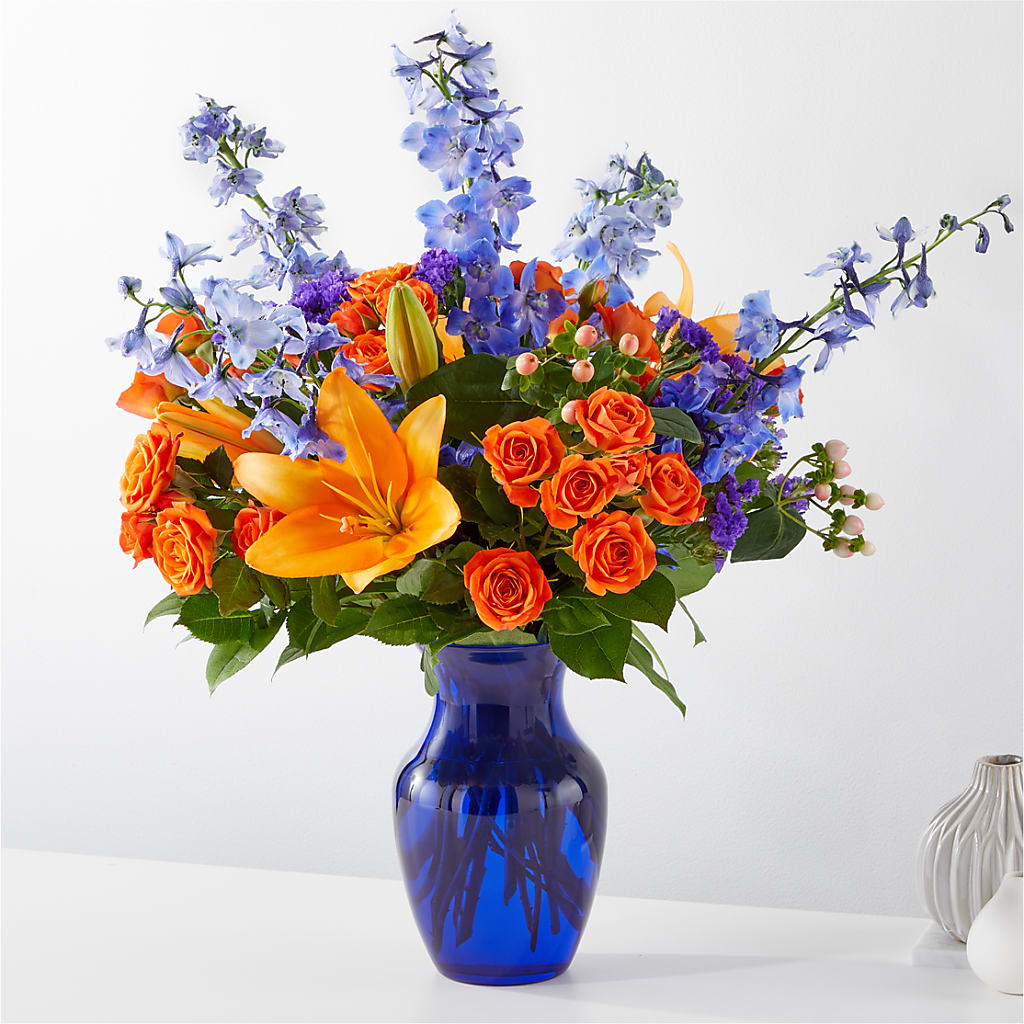 Radiant Citrus Bouquet – Semper Fi Florist, Oceanside CA