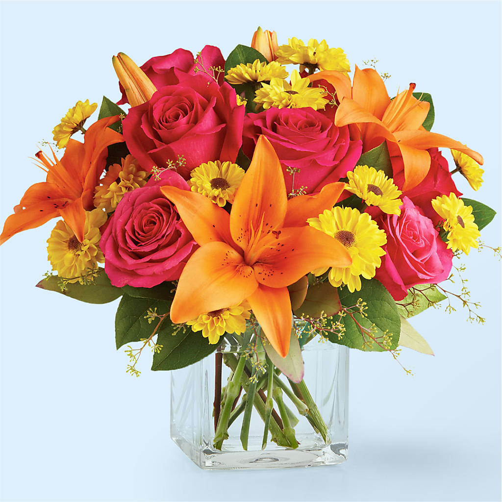 Neon Lights Bouquet – Semper Fi Florist, Oceanside CA