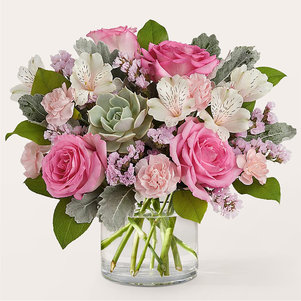 Dusty Rose Bouquet – Semper Fi Florist, Oceanside CA