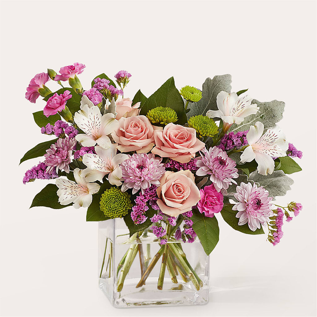 Pink Suede Bouquet – Semper Fi Florist, Oceanside CA