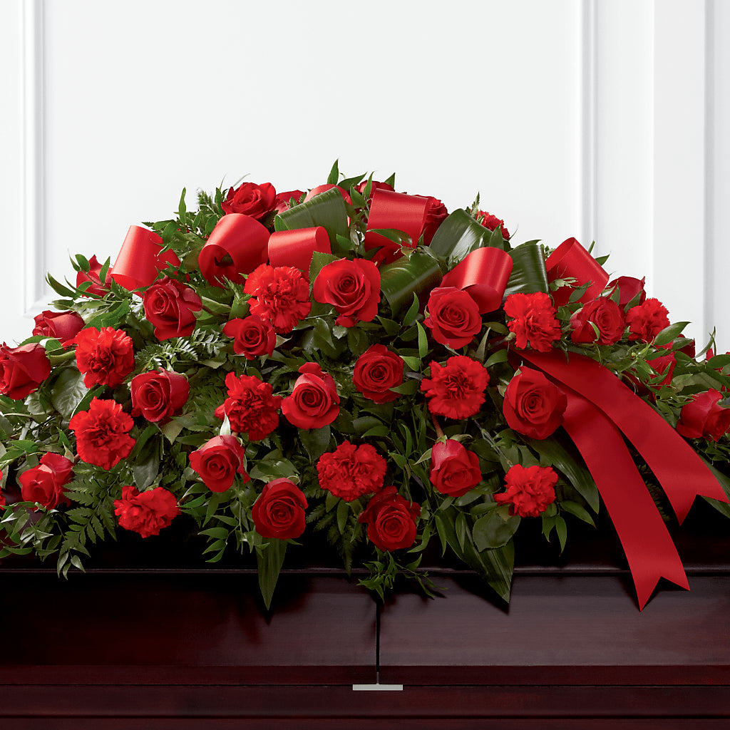 Tribute of Life Casket Spray – Semper Fi Florist, Oceanside CA