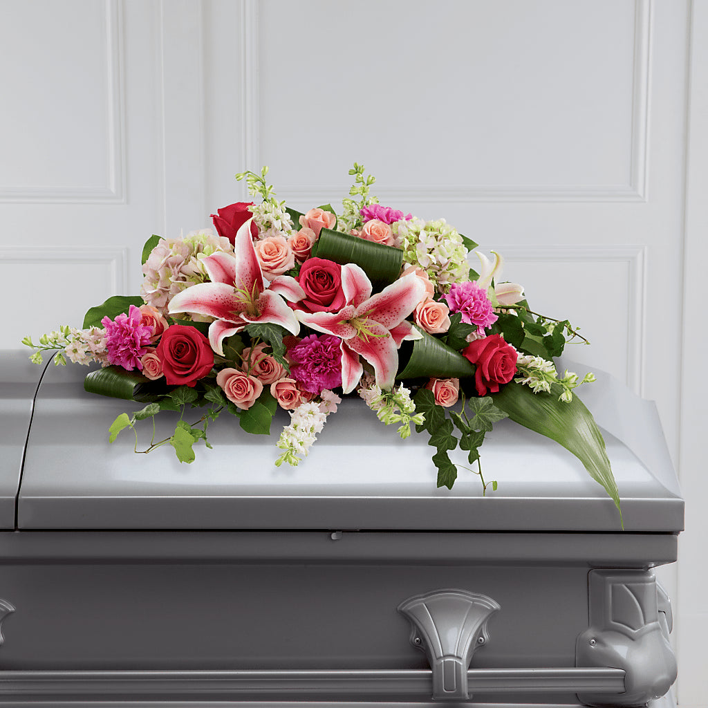 Splendid Grace Casket Spray – Semper Fi Florist, Oceanside CA
