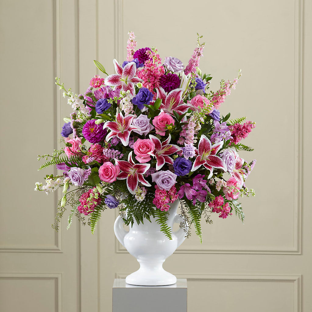 Peaceful Tribute Arrangement – Semper Fi Florist, Oceanside CA