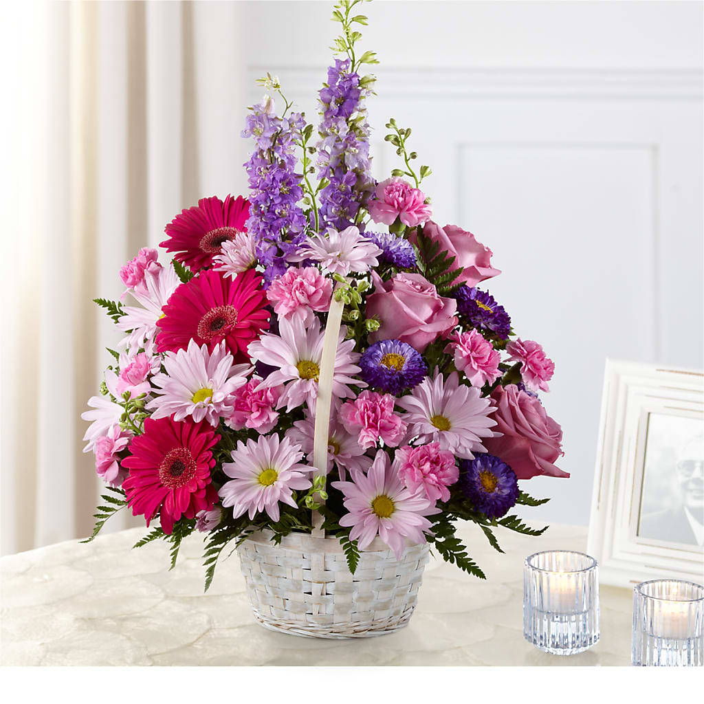 Pastel Peace Basket – Semper Fi Florist, Oceanside CA