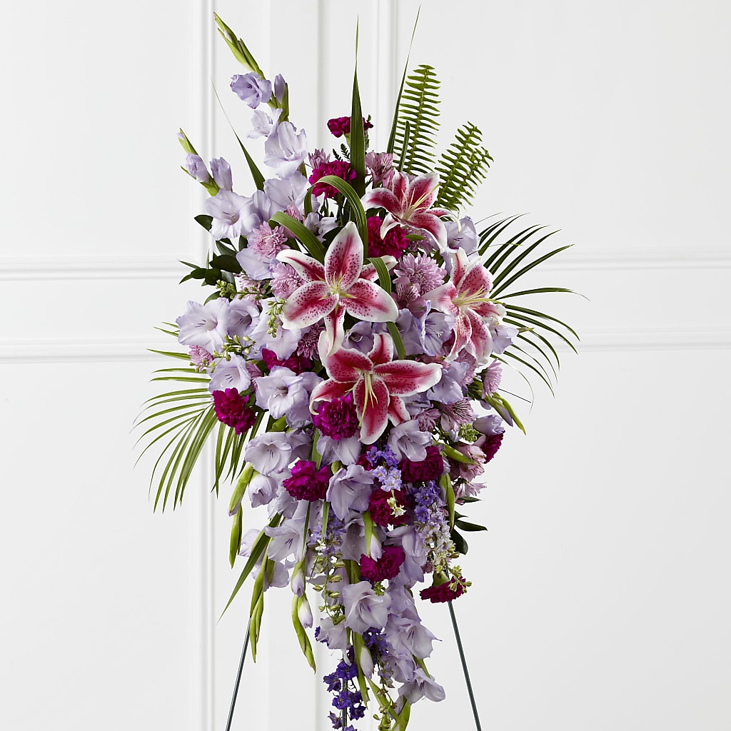 Tender Touch Standing Spray – Semper Fi Florist, Oceanside CA
