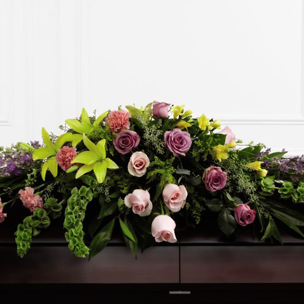Forever Beloved Casket Spray – Semper Fi Florist, Oceanside CA