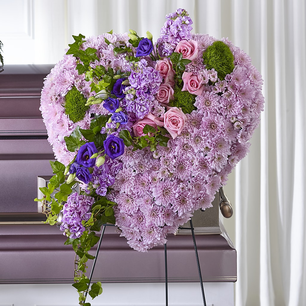 Treasured Love Standing Heart – Semper Fi Florist, Oceanside CA