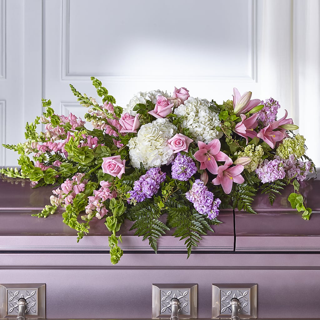 Life's Gratitude Casket Spray – Semper Fi Florist, Oceanside CA