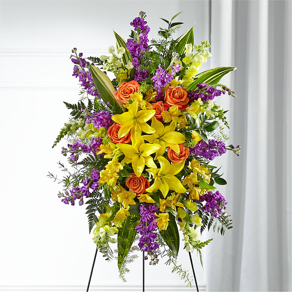 Thoughtful Prayers Standing Spray – Semper Fi Florist, Oceanside CA