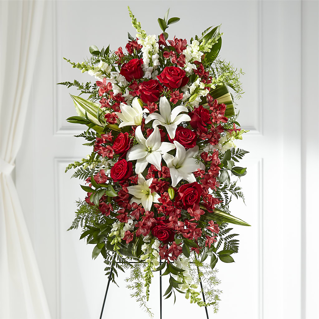 Everlasting Memory Standing Spray – Semper Fi Florist, Oceanside CA