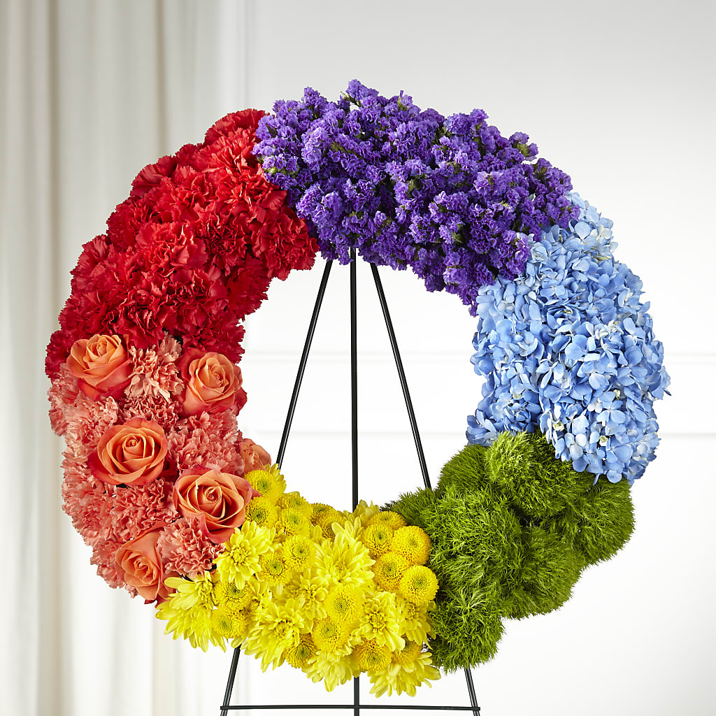 Circle of Love Wreath – Semper Fi Florist, Oceanside CA