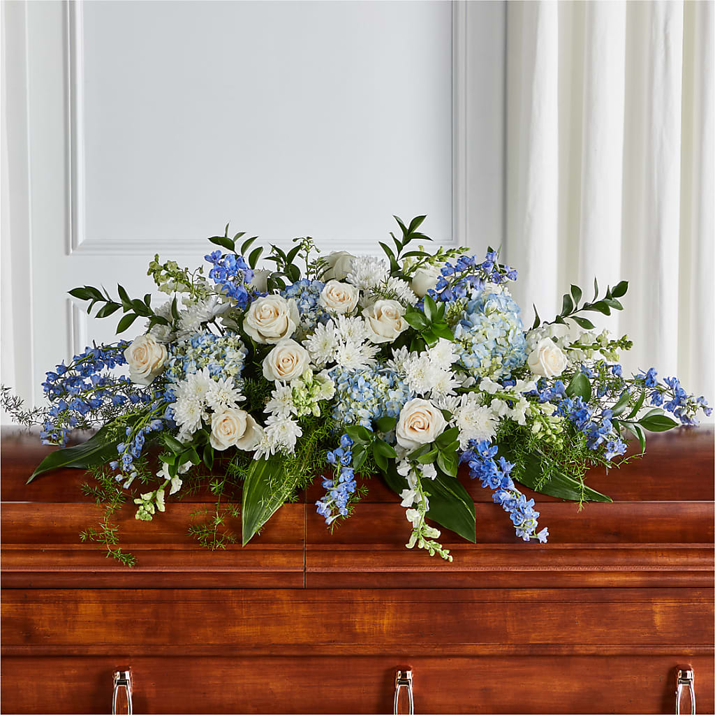 Timeless Essence Casket Spray – Semper Fi Florist, Oceanside CA