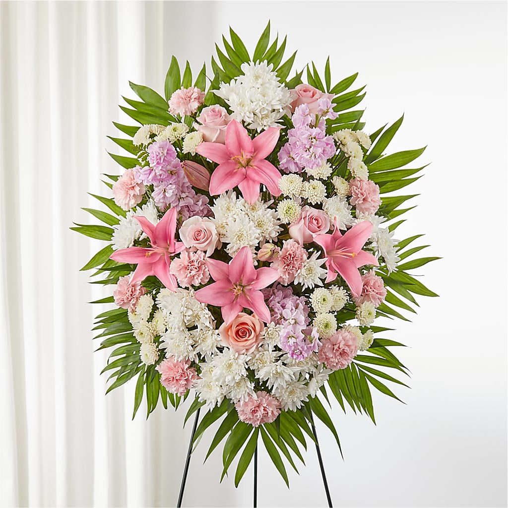 Offering Solace Standing Spray – Semper Fi Florist, Oceanside CA