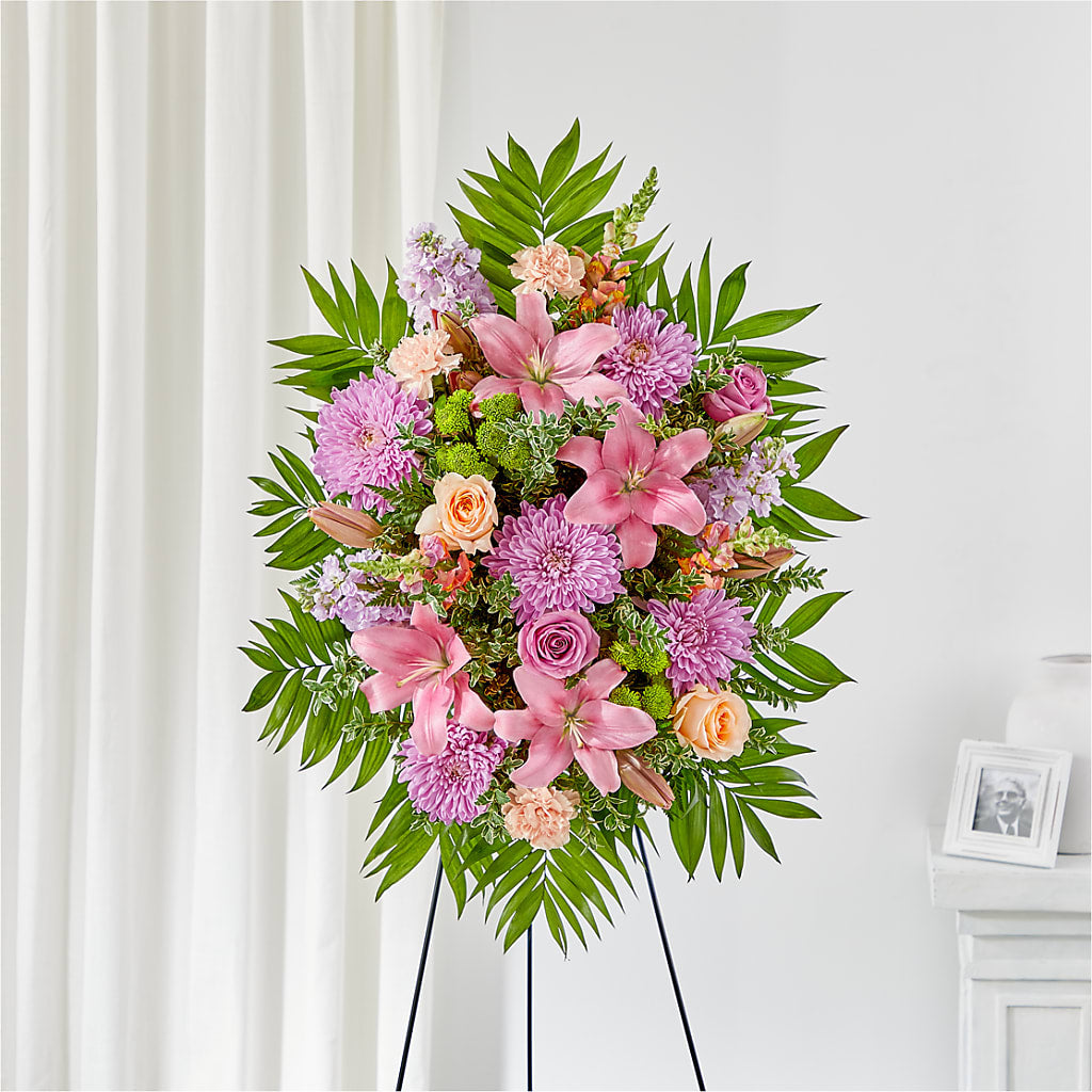 Love & Light Standing Spray – Semper Fi Florist, Oceanside CA