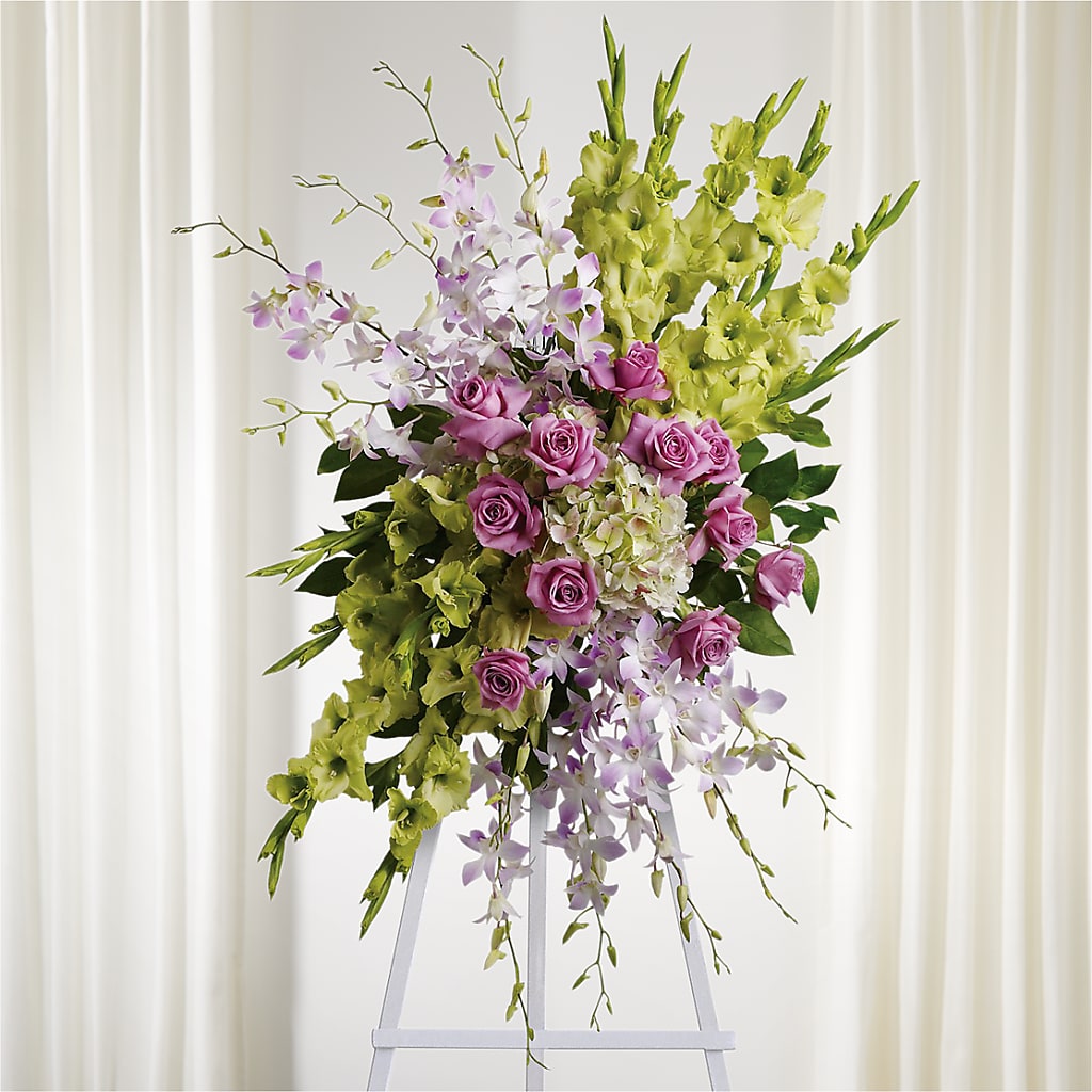 Lasting Legacy Standing Spray – Semper Fi Florist, Oceanside CA