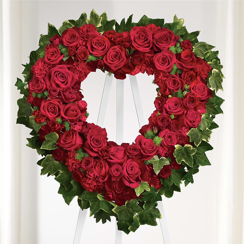 Wholehearted Standing Spray – Semper Fi Florist, Oceanside CA