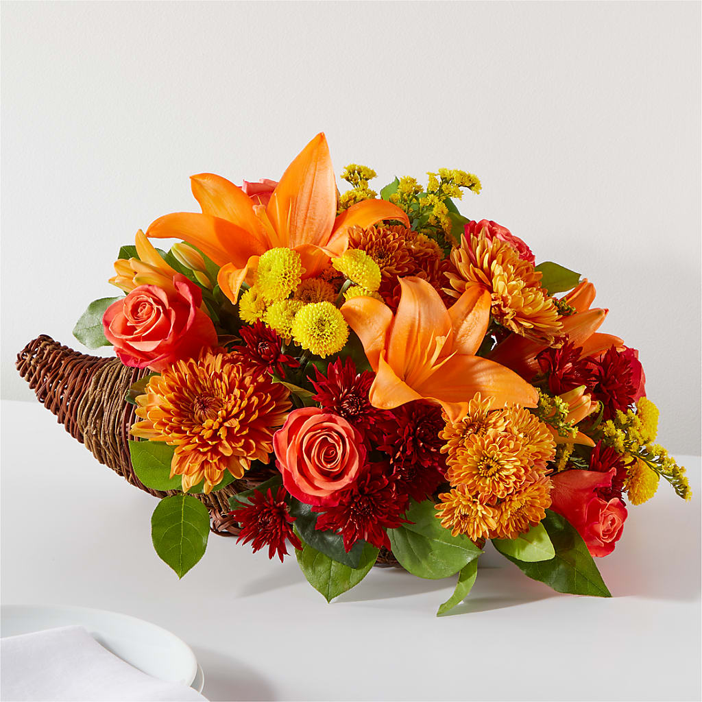 Bouquet of Blessings Cornucopia – Semper Fi Florist, Oceanside CA