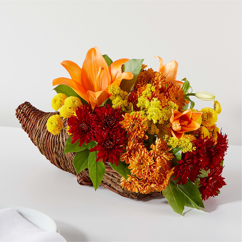 Bouquet of Blessings Cornucopia – Semper Fi Florist, Oceanside CA