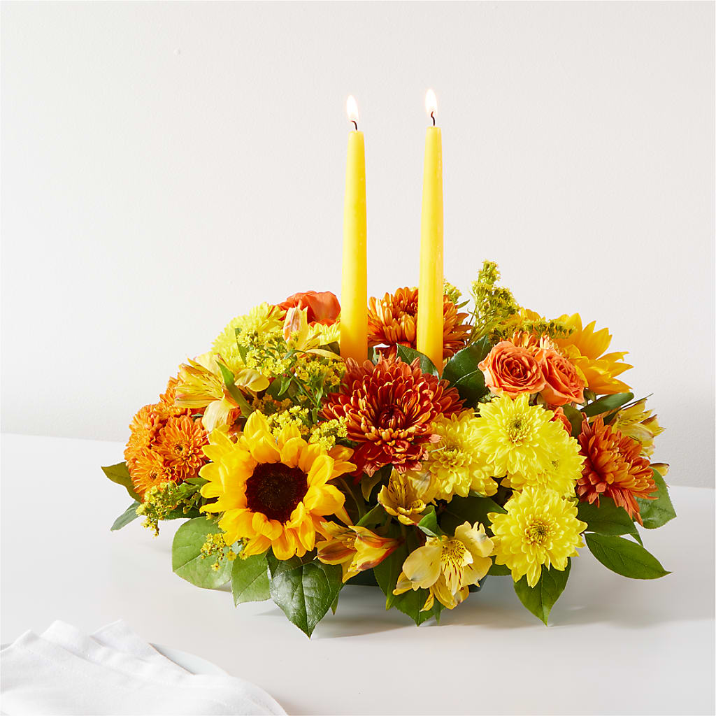 Autumn Harmony Centerpiece – Semper Fi Florist, Oceanside CA