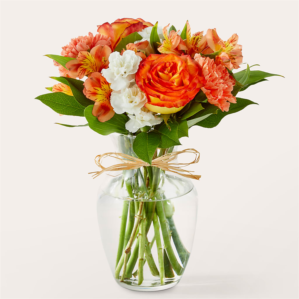 Apricot Glow Bouquet – Semper Fi Florist, Oceanside CA