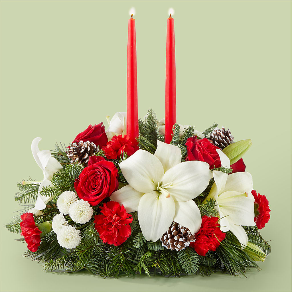 Seasonal Festivities Centerpiece – Semper Fi Florist, Oceanside CA