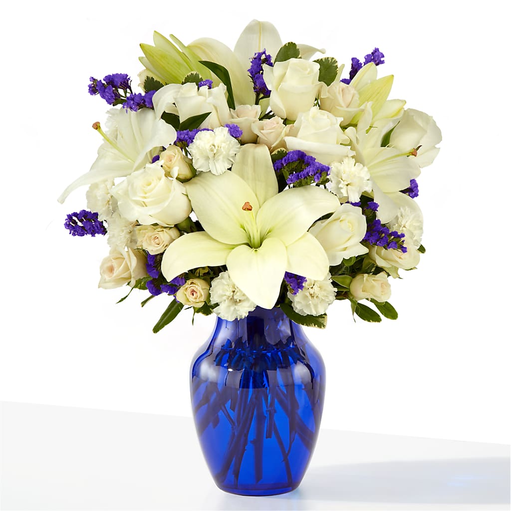 Sapphire Rush Bouquet – Semper Fi Florist, Oceanside CA