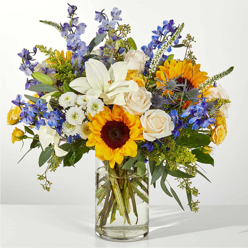 Wonderfully Sunny Bouquet – Semper Fi Florist, Oceanside CA