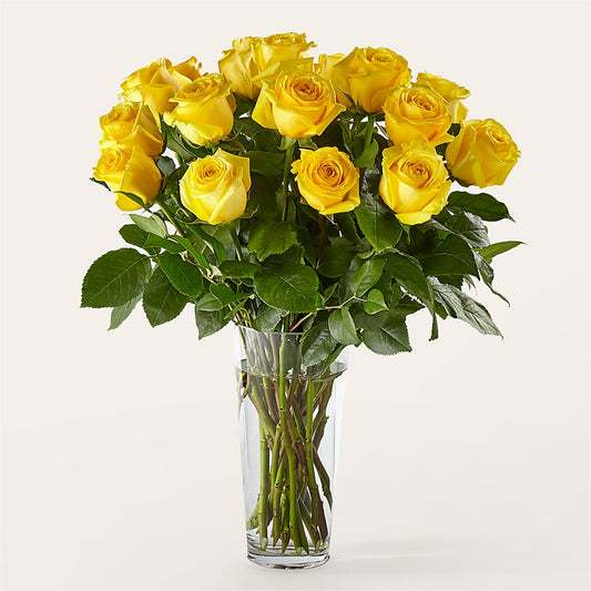 Long Stem Yellow Rose Bouquet –  Semper Fi Florist, Oceanside CA