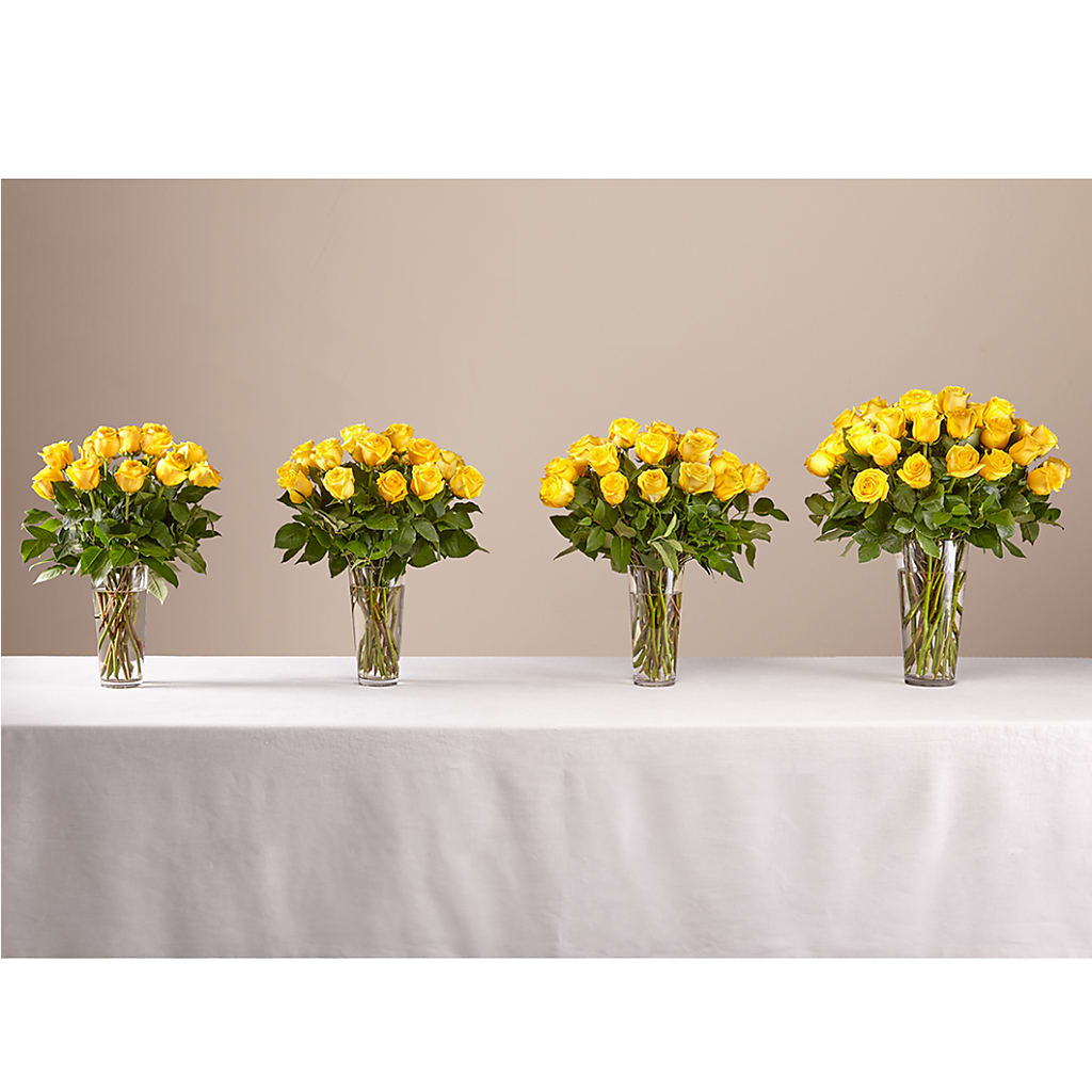Long Stem Yellow Rose Bouquet –  Semper Fi Florist, Oceanside CA