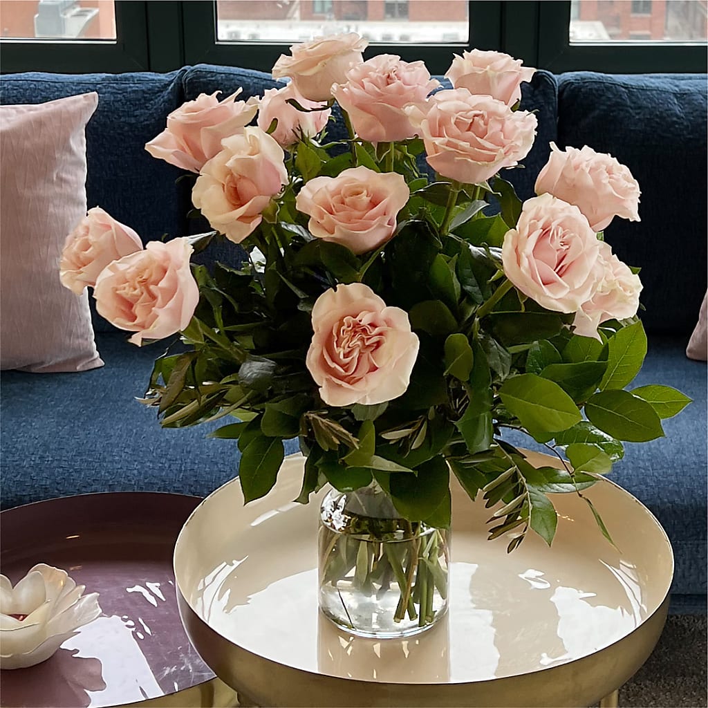 Long Stem Pink Rose Bouquet –  Semper Fi Florist, Oceanside CA