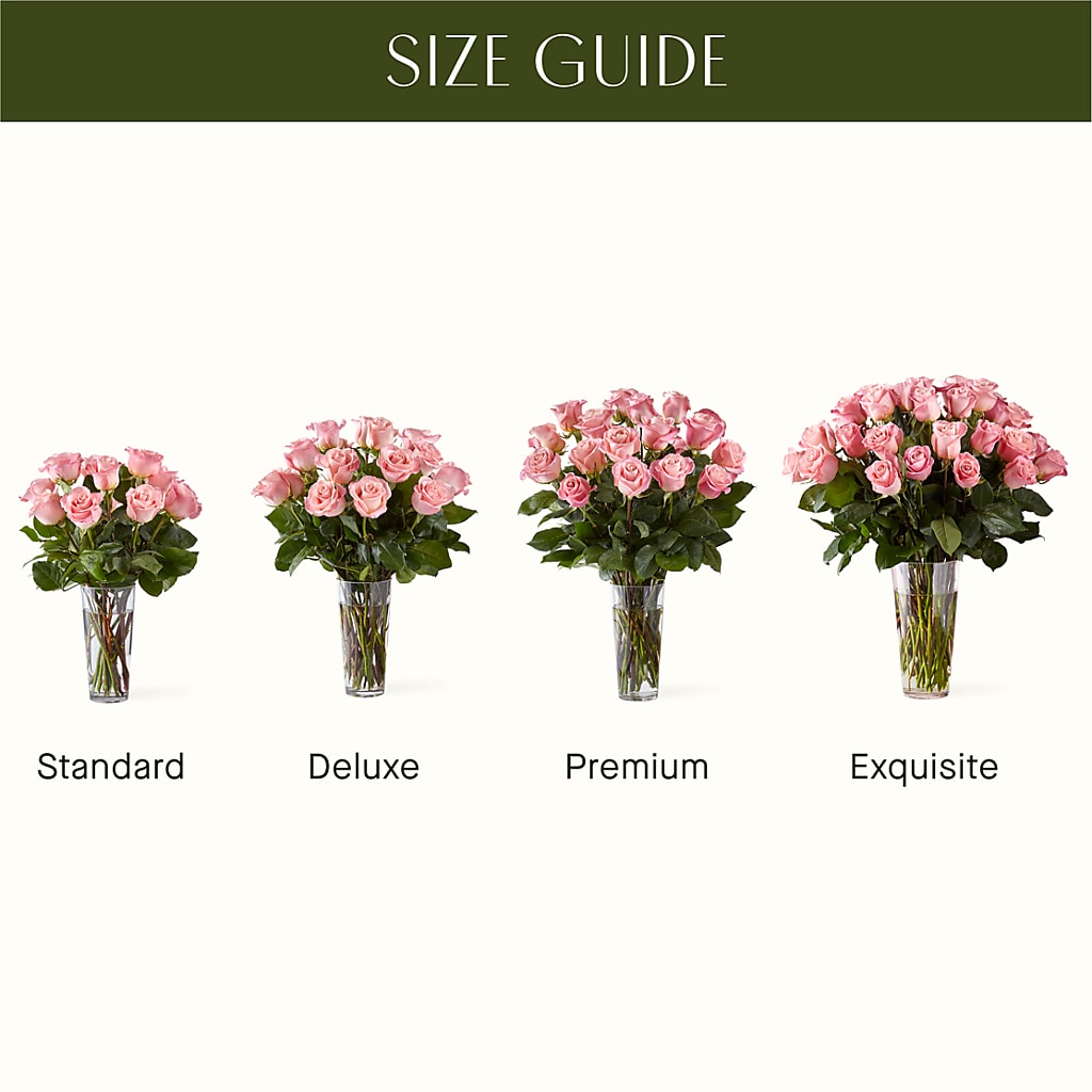 Long Stem Pink Rose Bouquet –  Semper Fi Florist, Oceanside CA