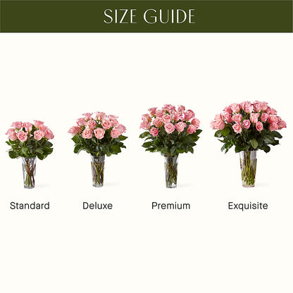 Long Stem Pink Rose Bouquet –  Semper Fi Florist, Oceanside CA
