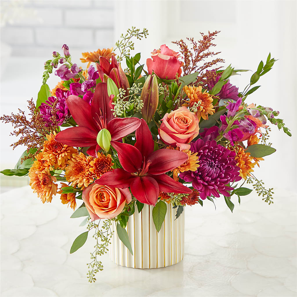 Burgundy Landscape Bouquet –  Semper Fi Florist, Oceanside CA