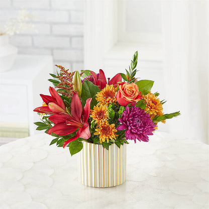 Burgundy Landscape Bouquet –  Semper Fi Florist, Oceanside CA