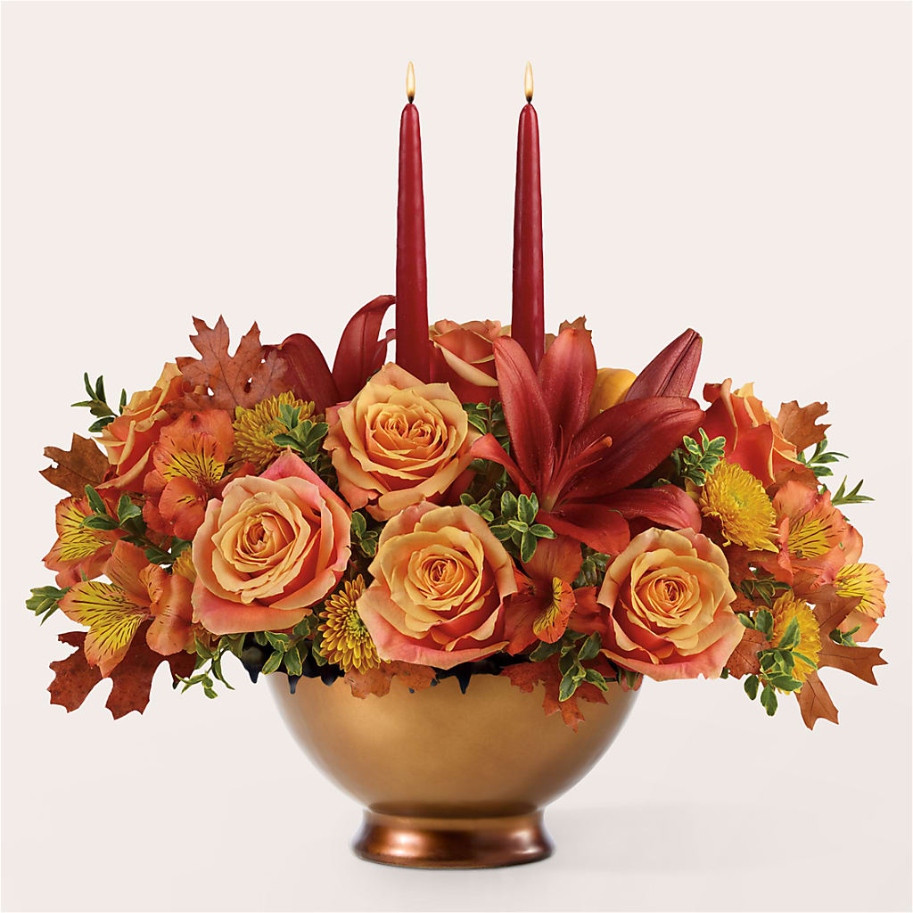 Harvest Table Centerpiece –  Semper Fi Florist, Oceanside CA