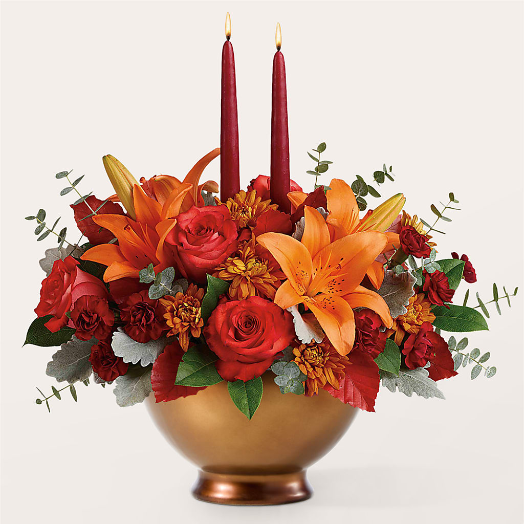 Fruits of Fall Centerpiece –  Semper Fi Florist, Oceanside CA