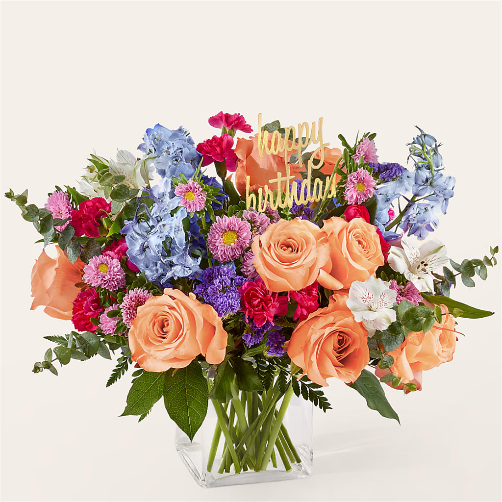 Birthday Bash Bouquet –  Semper Fi Florist, Oceanside CA