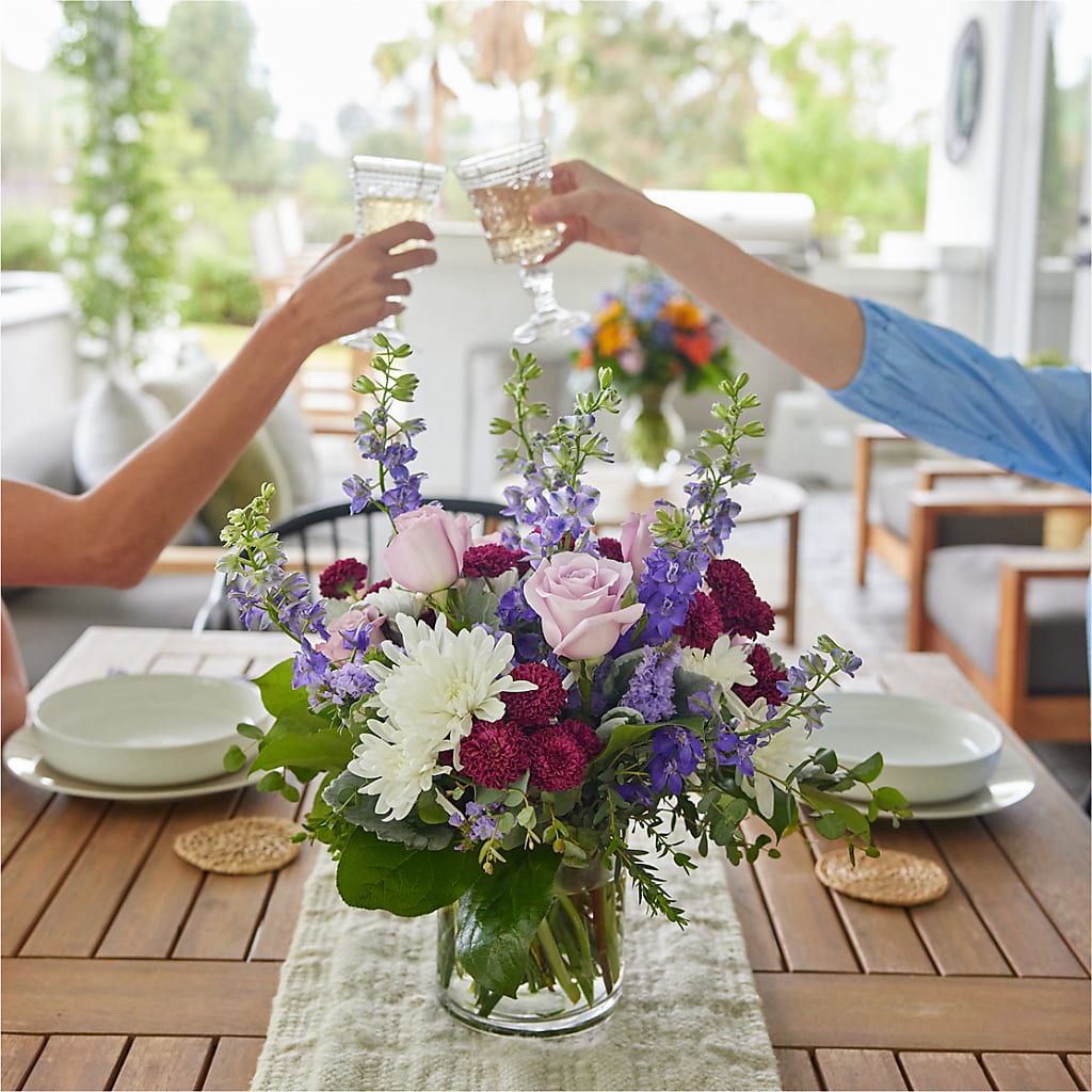 Violet Frost Bouquet –  Semper Fi Florist, Oceanside CA