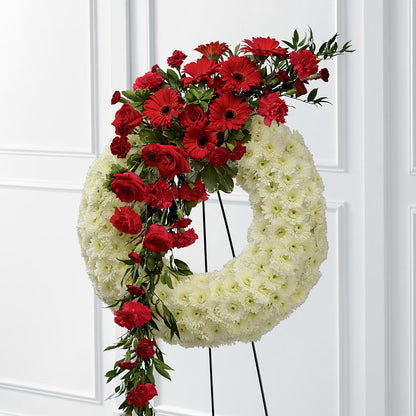Graceful Tribute Wreath –  Semper Fi Florist, Oceanside CA