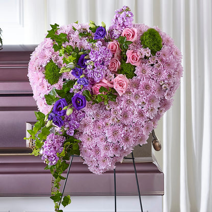 Treasured Love Standing Heart –  Semper Fi Florist, Oceanside CA
