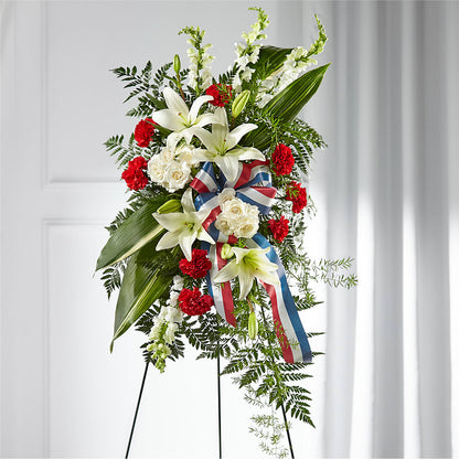 Stars of Life Standing Spray –  Semper Fi Florist, Oceanside CA